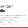 GitHub - Daniylakhtar/portfolio: I Have Successfully Created A ...