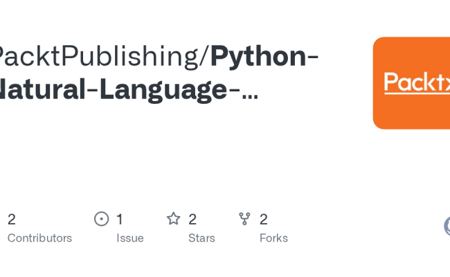 GitHub - PacktPublishing/Python-Natural-Language-Processing-Cookbook-