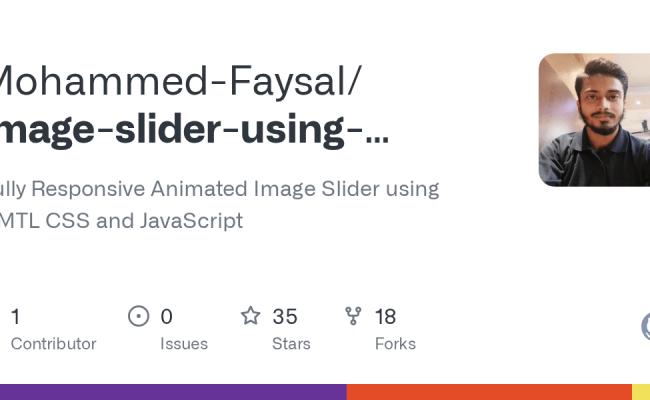 GitHub - Mohammed-Faysal/Image-slider-using-HTML-CSS-JavaScript: Fully ...