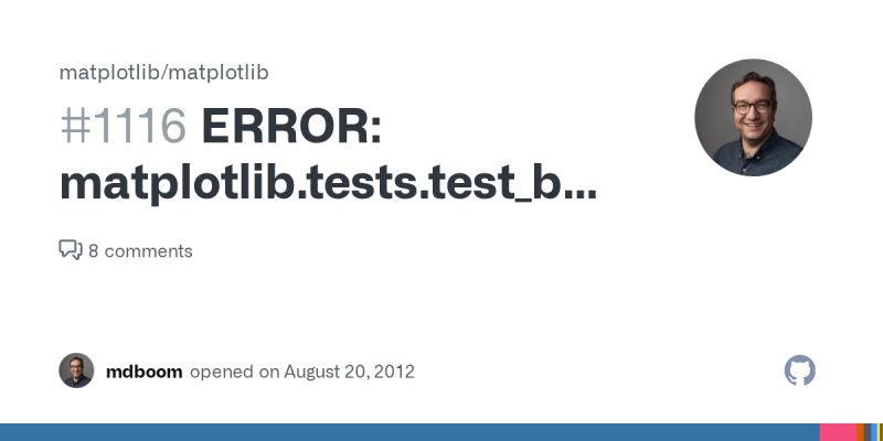 Error Matplotlib Tests Test Backend Pgf Test Xelatex Issue 1116 Matplotlib Matplotlib Github - Download Perfect Vintage Pattern | Desktop