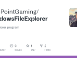 Github Zeropointgaming Windowsfileexplorer File Explorer Program