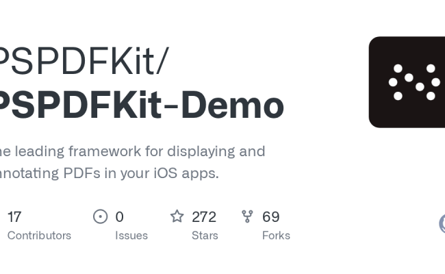 GitHub - PSPDFKit/PSPDFKit-Demo: The Leading Framework For Displaying ...