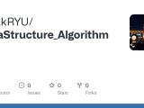 Github Freakryu Datastructure Algorithm