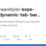GitHub - Coolsoftwaretyler/expo-router-dynamic-tab-bar-example: An ...
