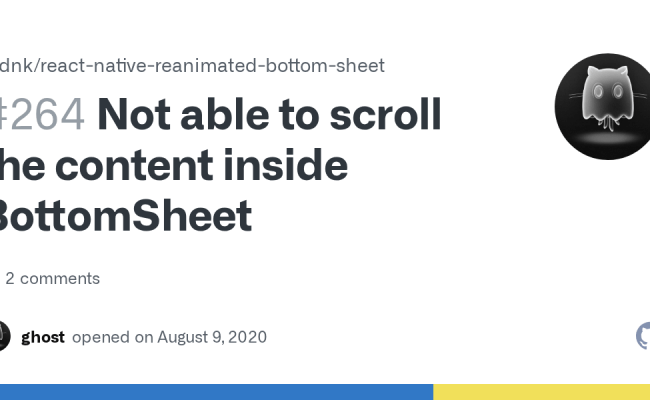 Not Able To Scroll The Content Inside BottomSheet · Issue #264 · Osdnk ...