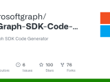 Github Microsoftgraph Msgraph Sdk Code Generator Msgraph Sdk Code