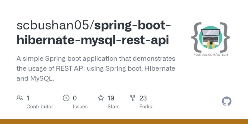 Spring Boot Hibernate And Mysql Rest Api Video Course B2 Tech - Desktop Sunset Designs for Desktop