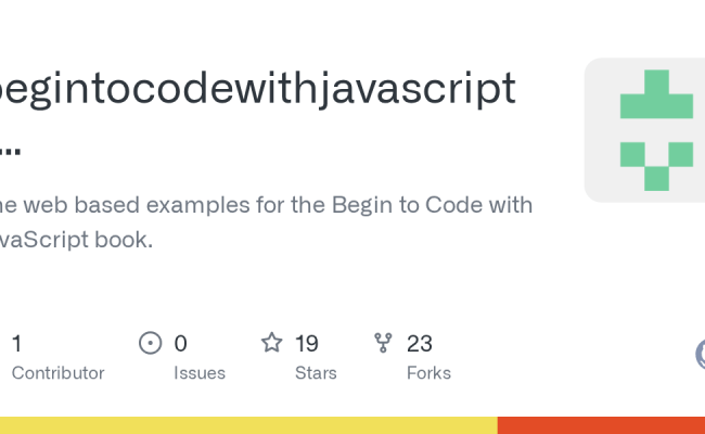 GitHub - Begintocodewithjavascript/begintocodewithjavascript.github.io ...