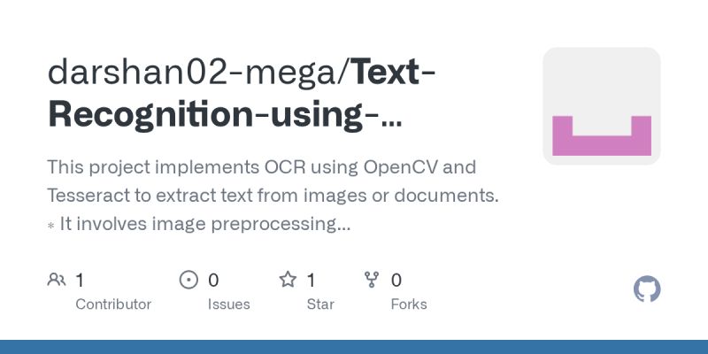 Github Ziaurrehman Bit Text Detection And Recognition Using Ocr Opencv - Download Creative Space Wallpaper | Ultra HD