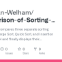 GitHub - Jonathan-Welham/Comparison-of-Sorting-Algorithms: This Program ...