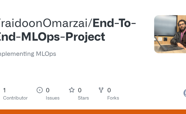 GitHub - FraidoonOmarzai/End-To-End-MLOps-Project: Implementing MLOps