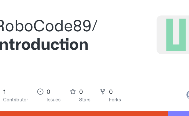 GitHub - RoboCode89/Introduction