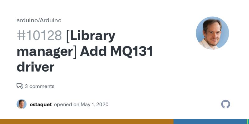 Github Ostaquet Arduino Mq131 Driver Arduino Driver For Gas Sensor - Premium Nature Design Gallery - Ultra HD