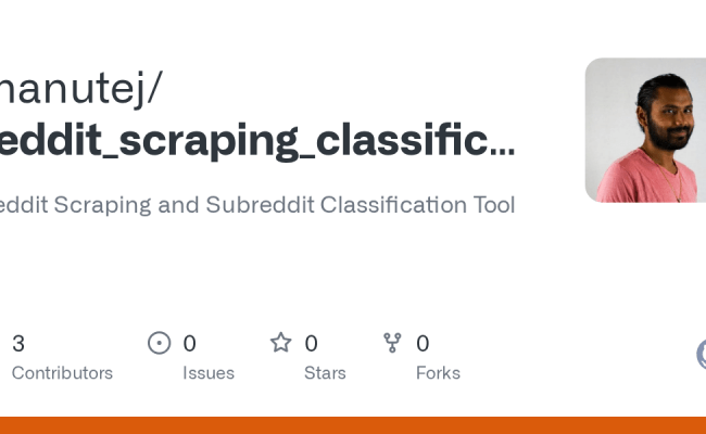 GitHub - Manutej/reddit_scraping_classification: Reddit Scraping And ...