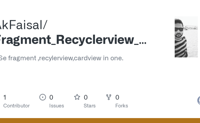 GitHub - AkFaisal/Fragment_Recyclerview_Cardview: USe Fragment ...