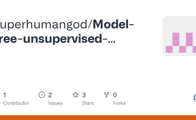GitHub - Superhumangod/Model-free-unsupervised-anomaly-detection