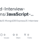 GitHub - Backend-Interview-Questions/JavaScript-Interview-Question ...