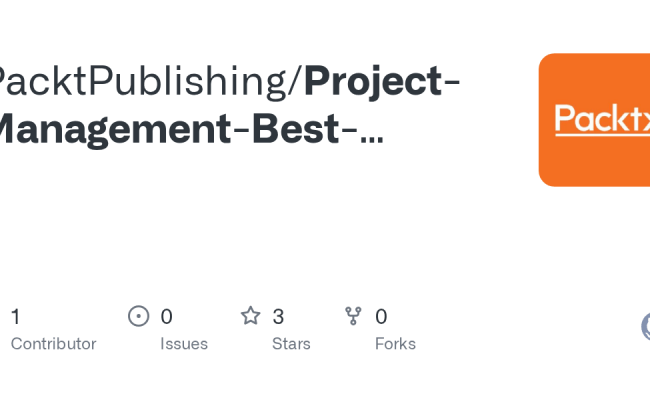 GitHub - PacktPublishing/Project-Management-Best-Practices-using-Agile ...