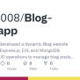 GitHub - Sarita008/Blog-web-app: A Blog Web App Design Using Ejs ...