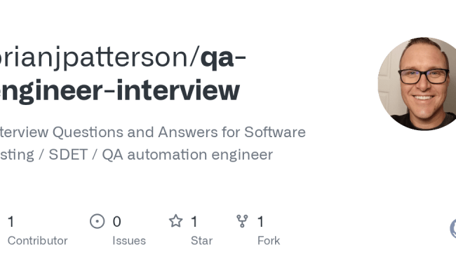 GitHub - Brianjpatterson/qa-engineer-interview: Interview Questions And Answers For Software ...