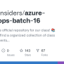 Pull Requests · Devopsinsiders/azure-devsecops-batch-16 · GitHub