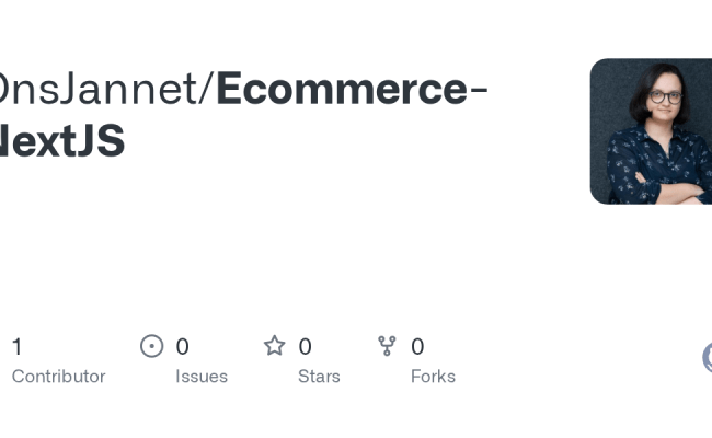 GitHub - OnsJannet/Ecommerce-NextJS