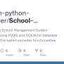 GitHub - Mannan-python-developer/School-Management-System: This Is A ...
