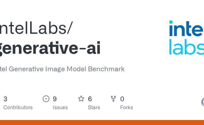 GitHub - IntelLabs/generative-ai: Intel Generative Image Model Benchmark