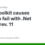 Toolkit Causes Build To Fail With .Net Maui Prev. 11 · Issue #236 ...
