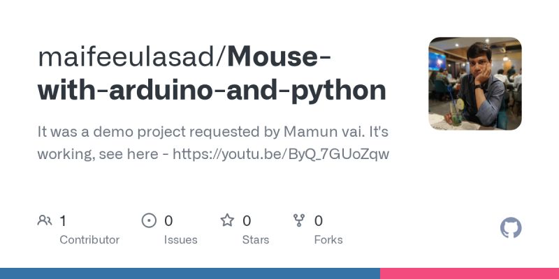 Github Codebhushan Arduino Leonardo As Mouse Controls The Mouse From - Best Dark Patterns in 8K