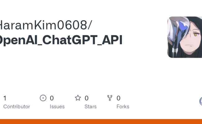 GitHub - HaramKim0608/OpenAI_ChatGPT_API