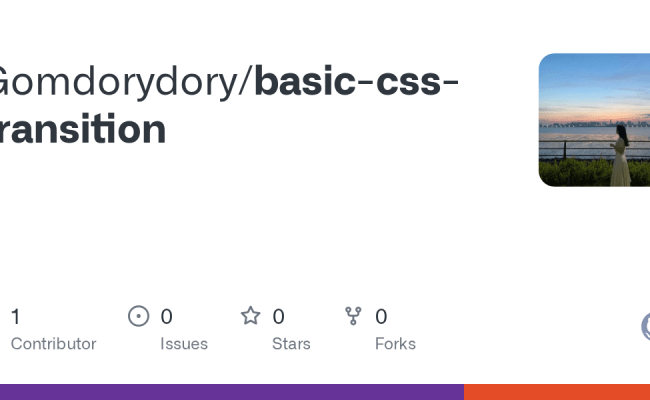 GitHub - Gomdorydory/basic-css-transition