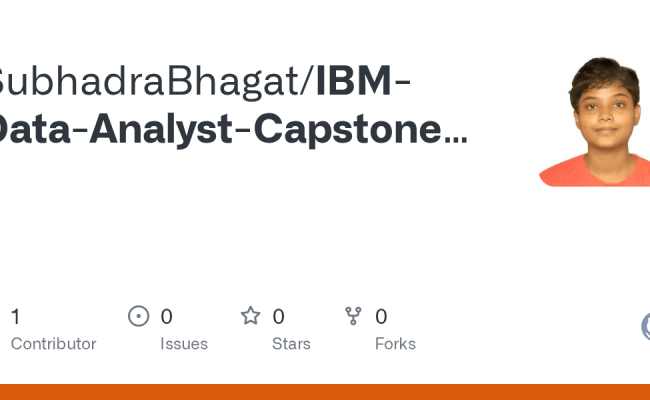GitHub - SubhadraBhagat/IBM-Data-Analyst-Capstone-Project