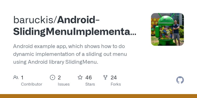 Github Rimeju Slidingmenu Android Sliding Menu Using Navigation - Best Abstract Illustrations in High Resolution