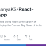 GitHub - SubramanyaKS/React-News-App: News App Created Using React With ...