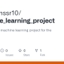 GitHub - Hamzamssr10/machine_learning_project: A Example Of A Machine ...