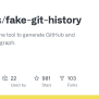 GitHub - Artiebits/fake-git-history: Generate Git Commits.