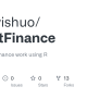 GitHub - Dengyishuo/QuantFinance: Quantitative Finance Work Using R