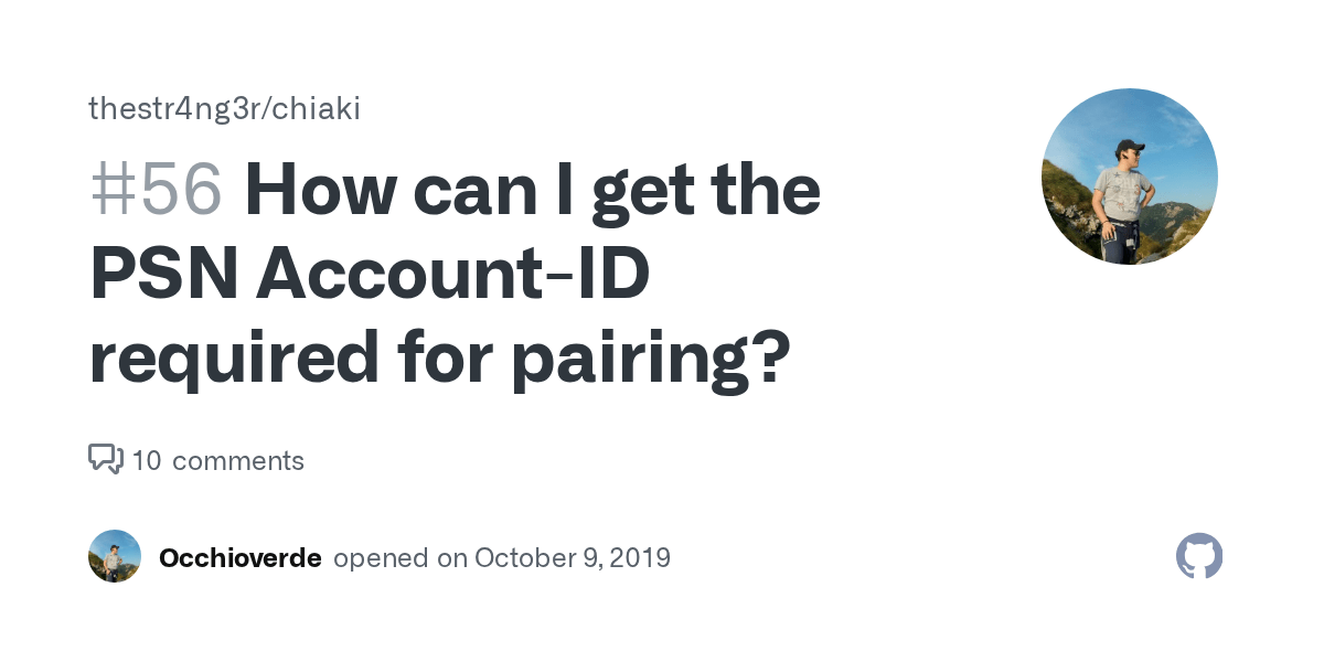 Wondering how to get your veteran's id card? How Can I Get The Psn Account Id Required For Pairing Issue 56 Thestr4ng3r Chiaki Github