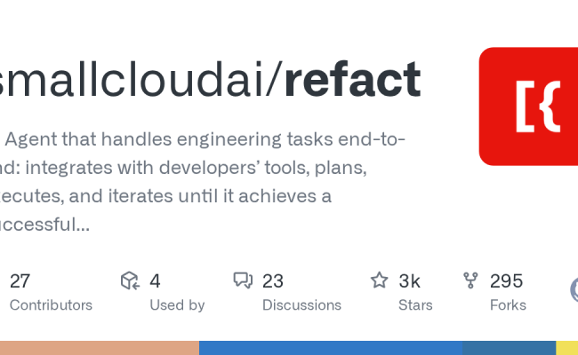 GitHub - Smallcloudai/refact: WebUI For Fine-Tuning And Self-hosting Of ...