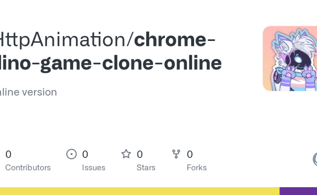 GitHub - HttpAnimation/chrome-dino-game-clone-online: Online Version