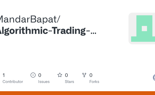 GitHub - MandarBapat/Algorithmic-Trading-using-Python