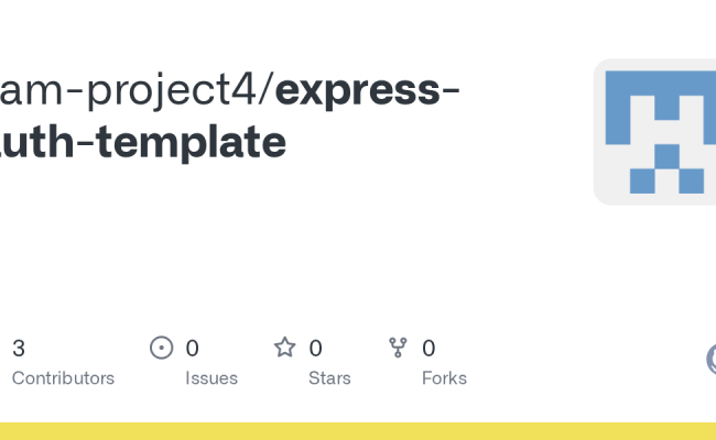 GitHub - Sam-project4/express-auth-template
