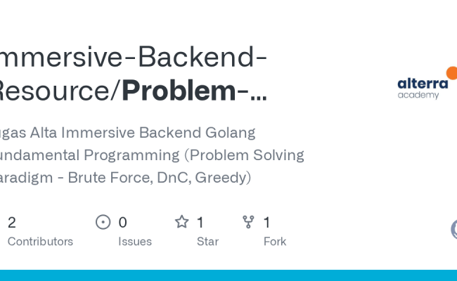 GitHub - Immersive-Backend-Resource/Problem-Solving-Paradigm: Tugas ...