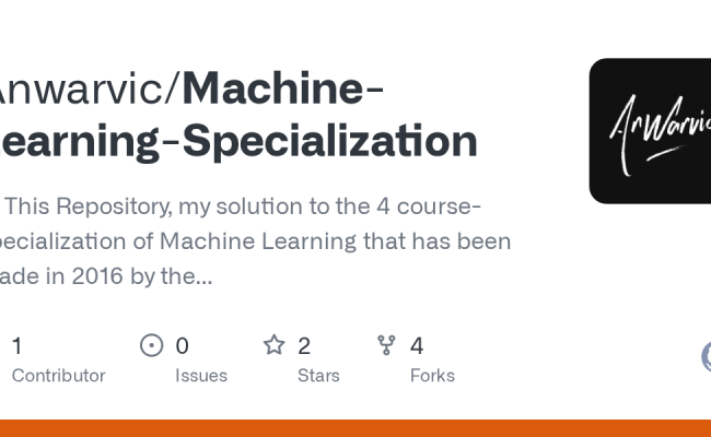 GitHub - Anwarvic/Machine-Learning-Specialization: In This Repository ...