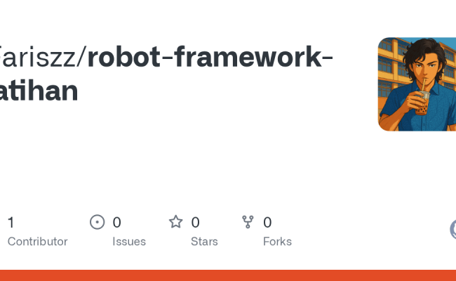 GitHub - Fariszz/robot-framework-latihan