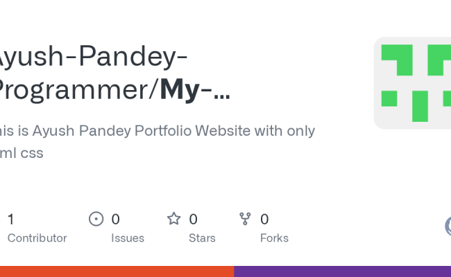 GitHub - Ayush-Pandey-Programmer/My-Portfolio-Website-with-Html-and-Css ...