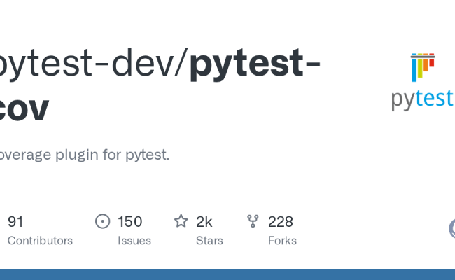 GitHub - Pytest-dev/pytest-cov: Coverage Plugin For Pytest.
