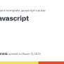 Javascript · Issue #338 · Jonasschmedtmann/complete-javascript-course ...