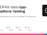 Github Pspdfkit Labs Cpp Exceptions Testing Some Benchmark And Bin